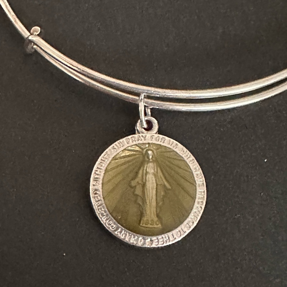 Alex and Ani Mother Mary Charm Bracelet